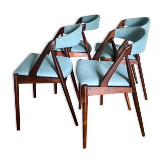 Chairs, model 31, designed by Kai Kristiansen for Schou Andersen 1960
