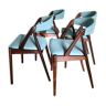 Chairs, model 31, designed by Kai Kristiansen for Schou Andersen 1960