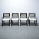 4 chaises Arnold Merckx pour Fristho vers 1975
