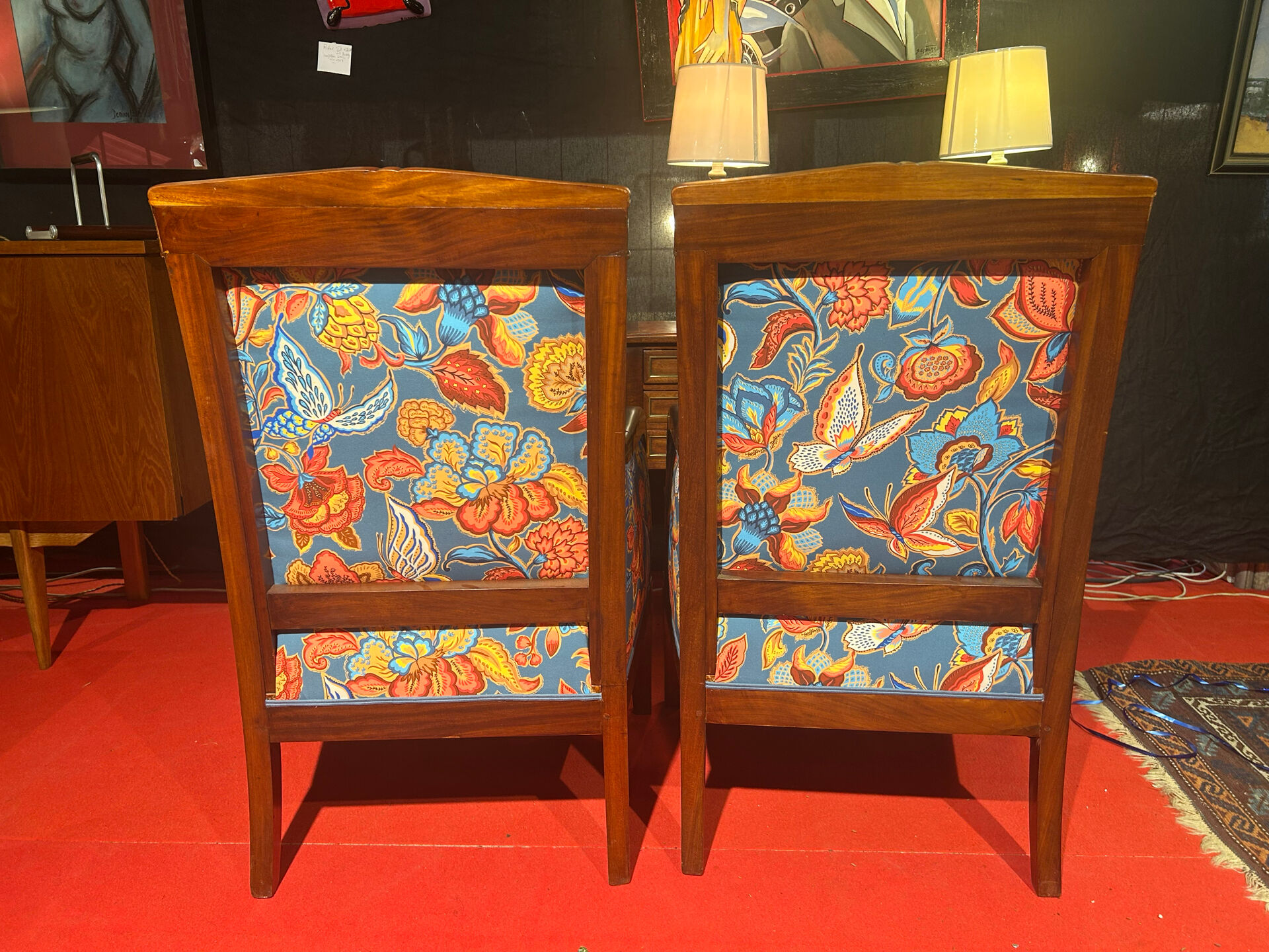 Pair of Directoire armchairs
