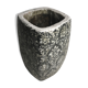 Old enamelled terracotta vase from the 70's vintage