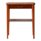 1950s Scandinavian teak and mahogany nightstand