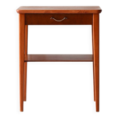 1950s Scandinavian teak and mahogany nightstand