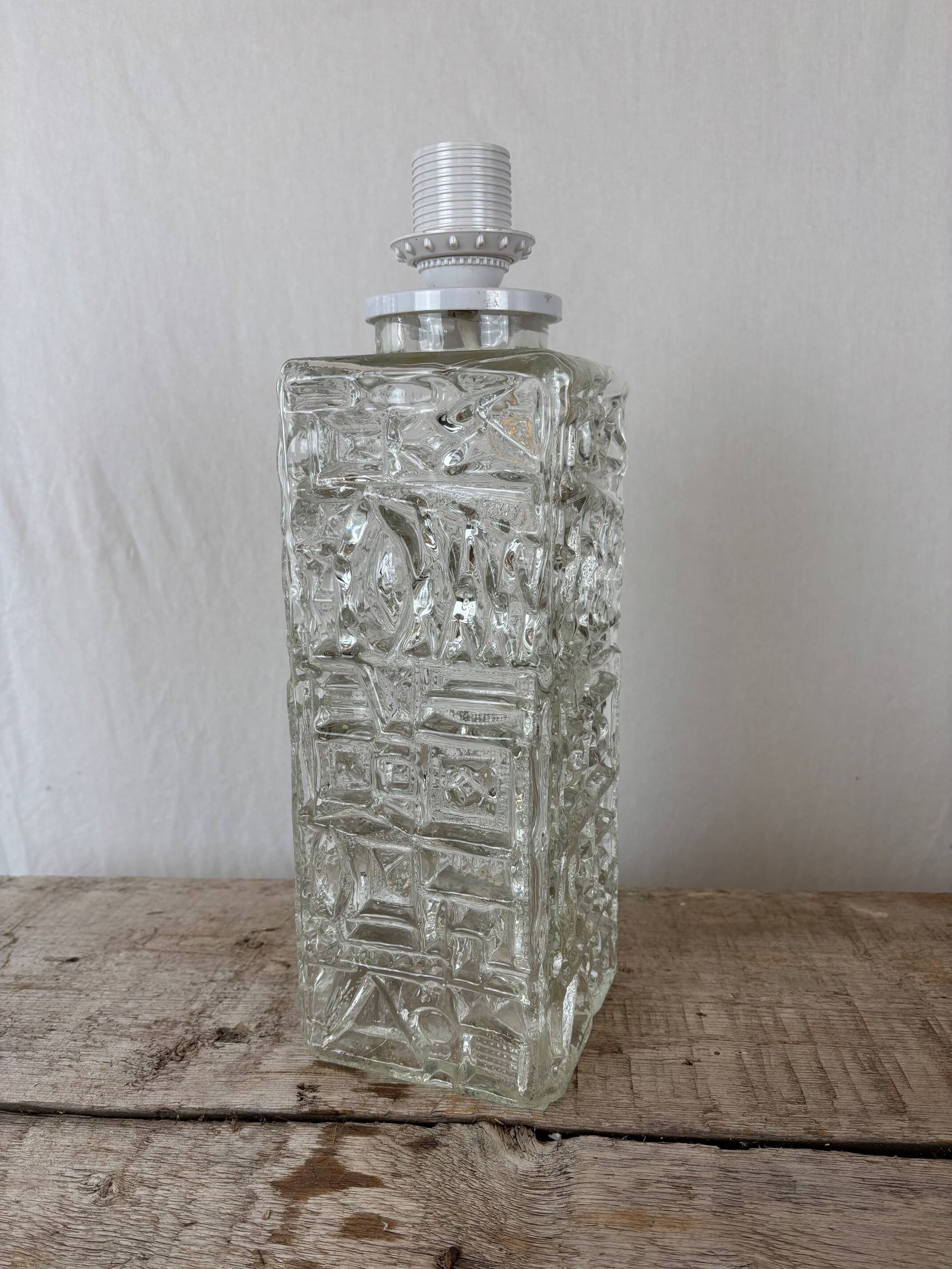 Glass lamp, Sweden 70s/80s