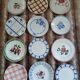12 mismatched vintage dessert plates