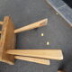 Duo de chaises brutalistes, années 60