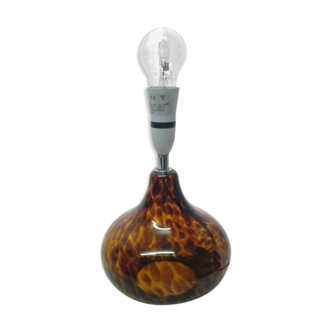 Vintage old blown glass lamp