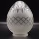 French Art Deco Opaque Cut Glass Shade • Vintage Lamp Shade Replacement