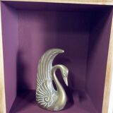 Pair of greenhouse books swans