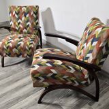 Art Deco Armchairs by Jindrich Halabala