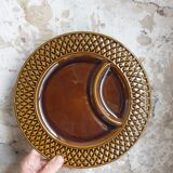 12 Digoin Saarguemines 70's compartment plates