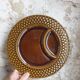 12 Digoin Saarguemines 70's compartment plates