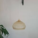 Suspension abat-jour Art Déco jaune clair
