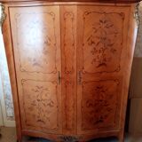 Rosewood cabinet Louis XV style