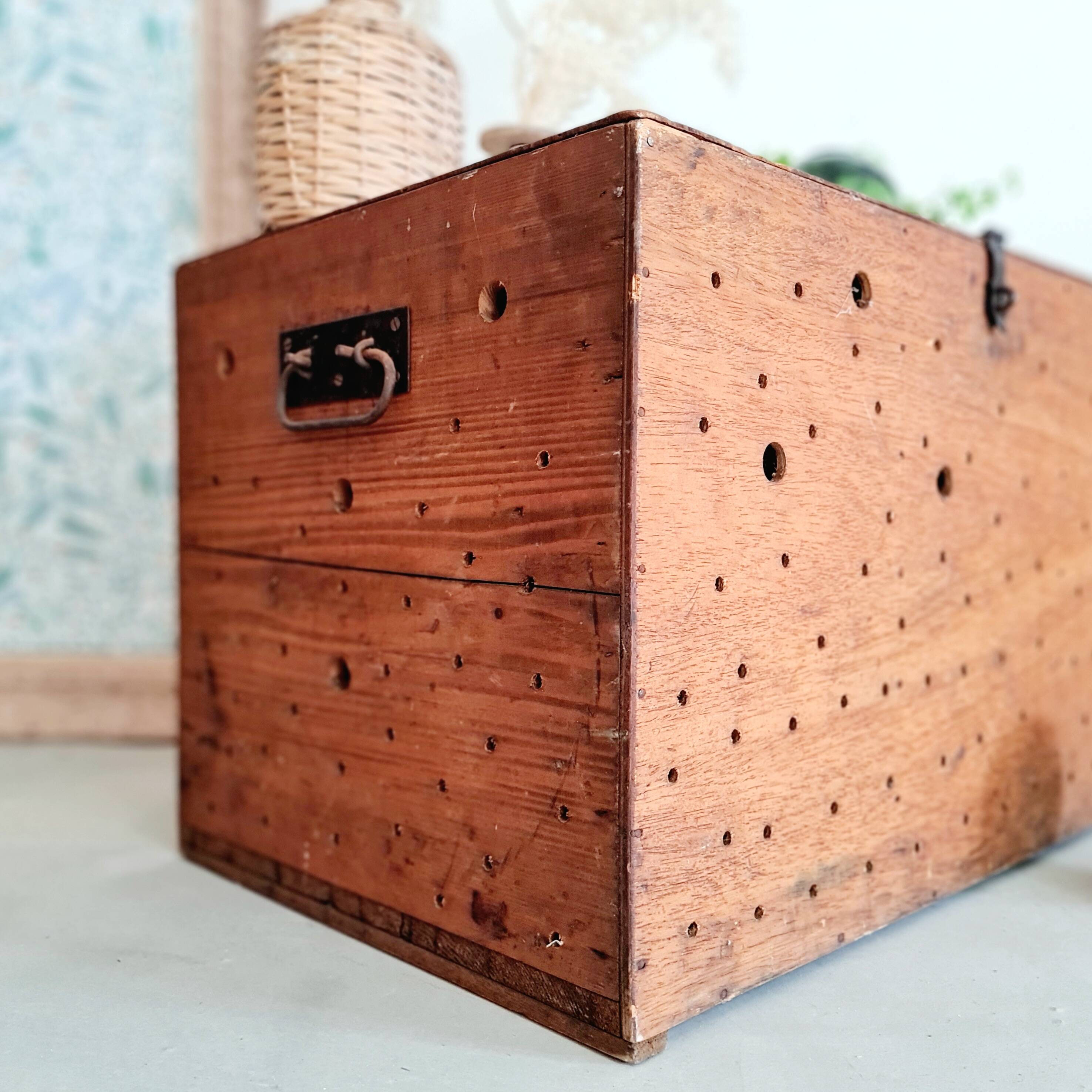 Old wooden trunk - chest