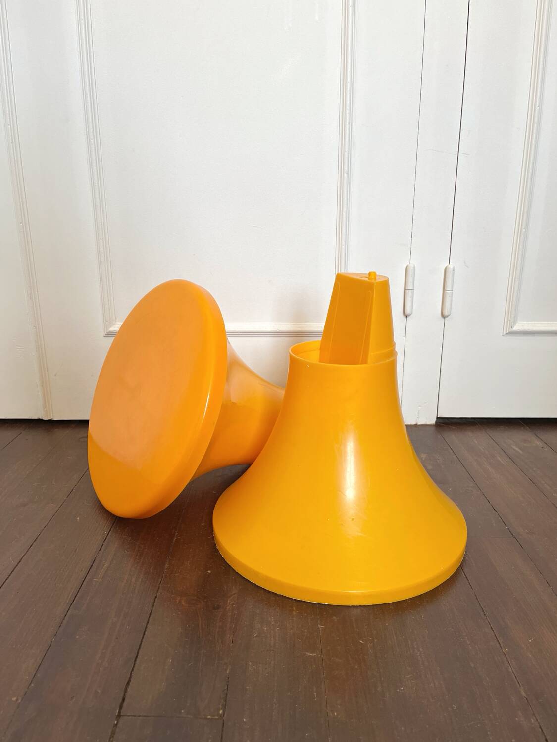 Tabouret Tam Tam vintage orange Stamp