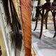 Louis XV flat desk marquetry and leather