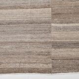 9x13 Brown Beige Large Vintage Rug, 265x399Cm