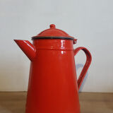 Decorative set of enamelled kitchen appliances