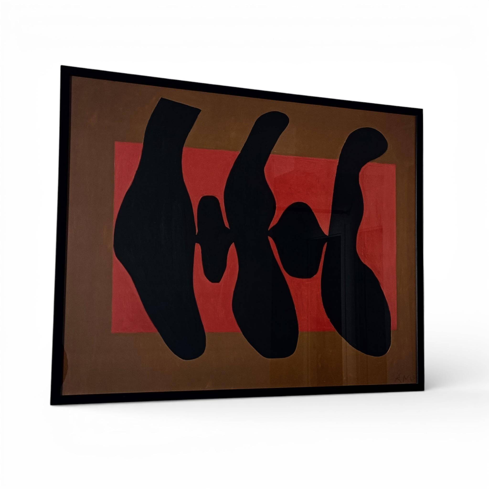 Robert Motherwell (Huile sur toile, The Dance II, 1952), Affiche/Impression, MOMA NY