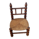 Chaise vintage dans le style Charles Dudouyt