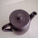 Brown ceramic artisan coffee maker