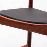 Dinner chairs design by Illum Wrapsø 1960 Denmark.