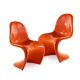 1970s “Panton Chairs” by Verner Panton, pair of 2