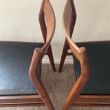 Pair of Scandinavian teak chairs from the 60s