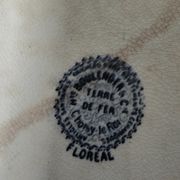 Plat ovale en terre de fer Choisy-le-Roi