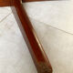 Vintage round Scandinavian table with extendable star center leg