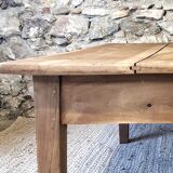 Old coffee table in solid wood