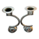 Pair of Art Deco candle holders