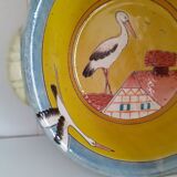 Vintage Alsatian pottery bowl