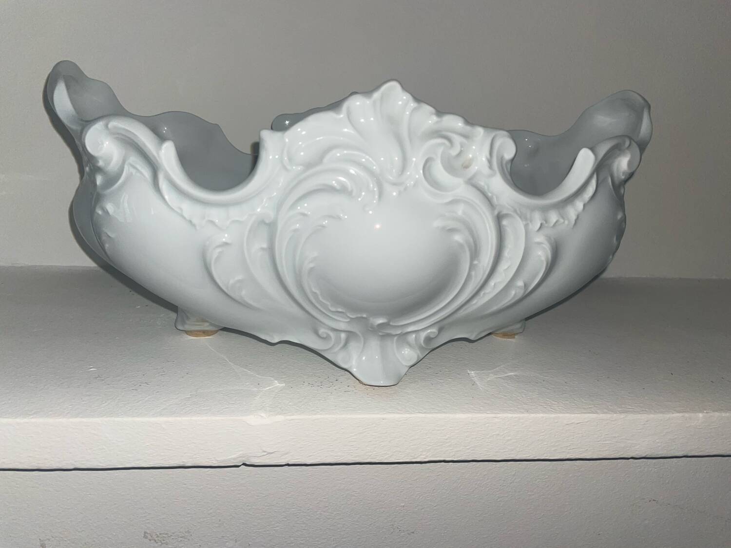 Limoges porcelain basket