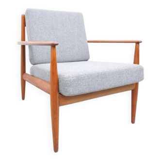 Teak FD118 armchair by Grete Jalk for France & Daverkosen, Danish 1950s