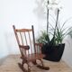 Old wooden rocking-chair for doll - 60s
