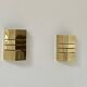 Pair of vintage brass wall lights, France 1970s