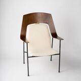 Bent wooden armchair attributed to Robin Day - 1960's
