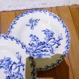 4 Gien Chardons soup plates (8)