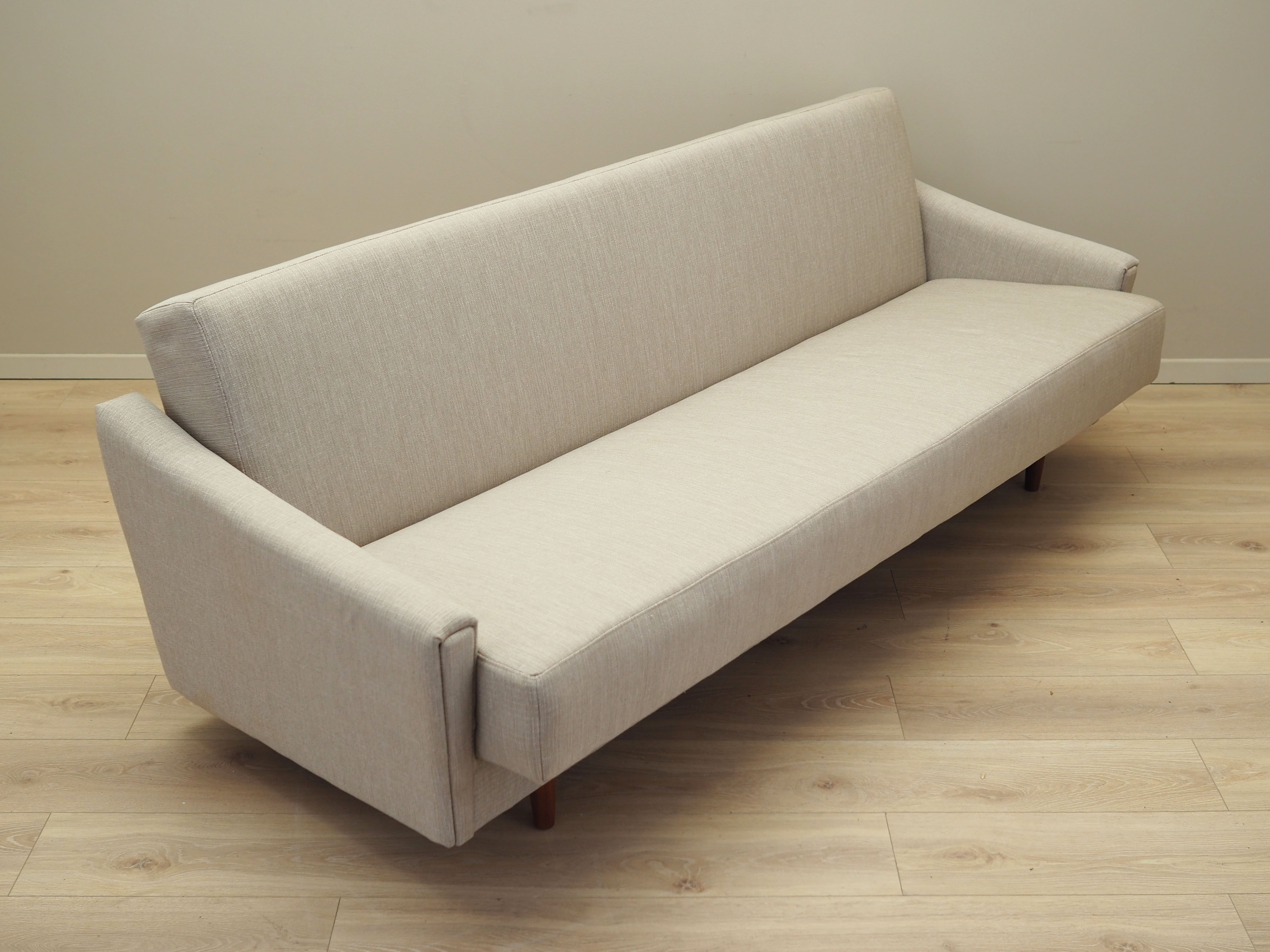 Beige sofa bed, Danish design, 1970s, production: Denmark