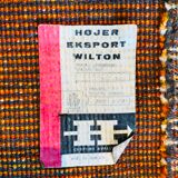 2x3 wool rug by Hojer Eksport Wilton, Joker model, Denmark 70s