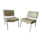 Pair of vintage low chairs