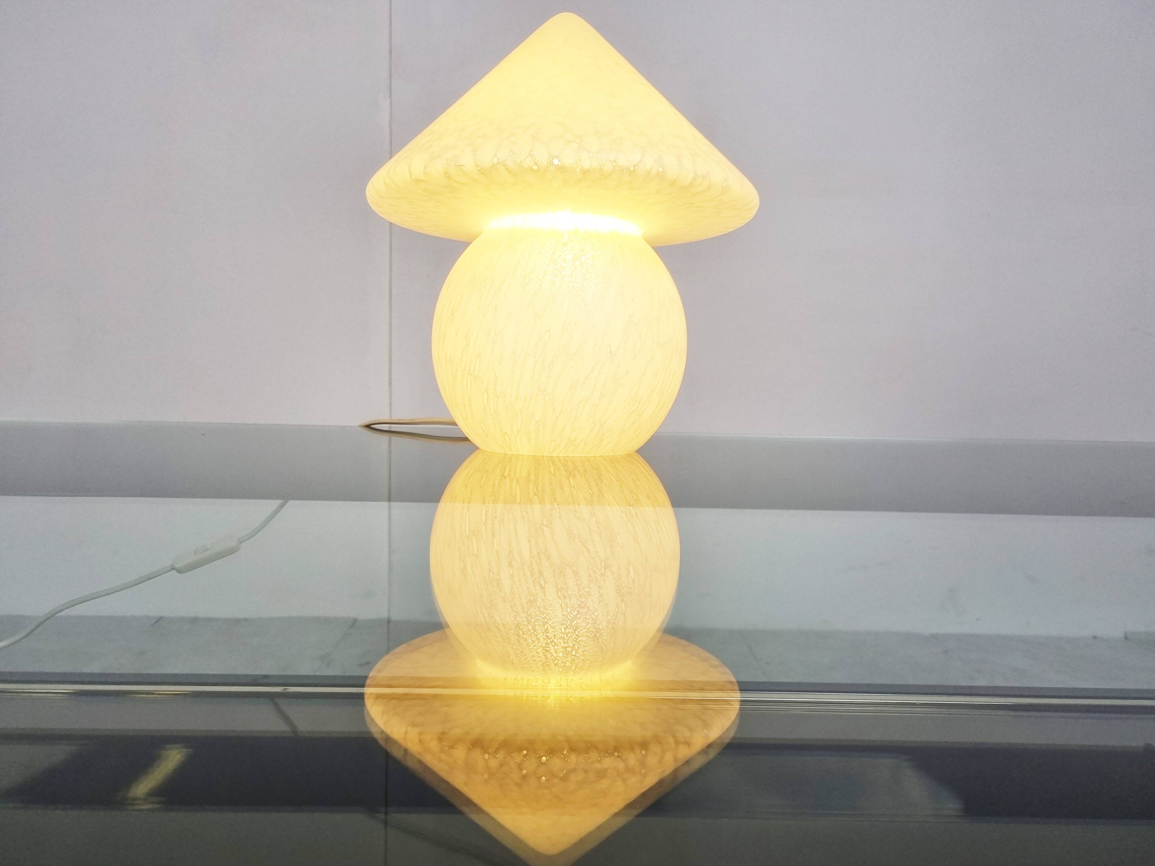Vintage mushroom table lamp, 1970s