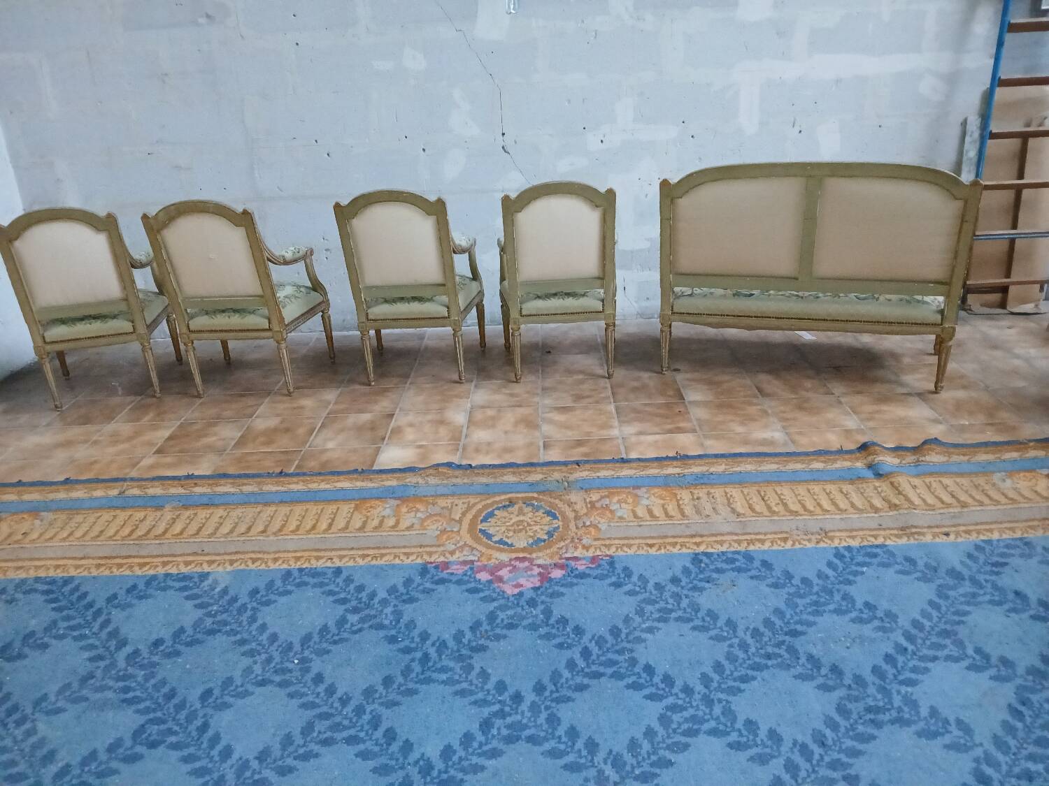 Louis XVI style salon