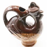 Ceramic hen pitcher