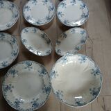 Longwy iron earth dinnerware set