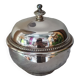 Sugar bowl in vintage silver metal