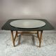 Italian design smoked mirror Veca 70s