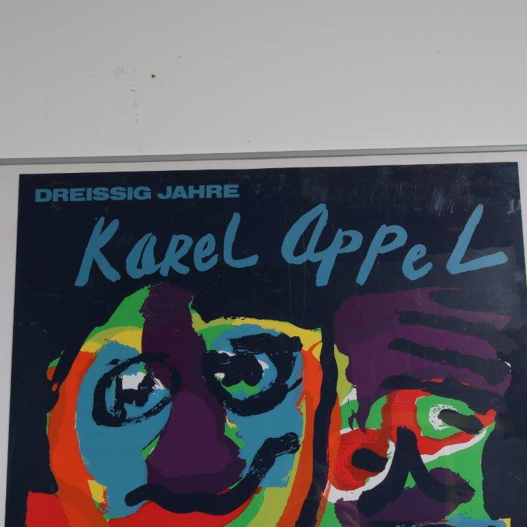 Karel Appel Silk Screen for the Rheinisches Landesmuseum Bonn, Germany, 1979